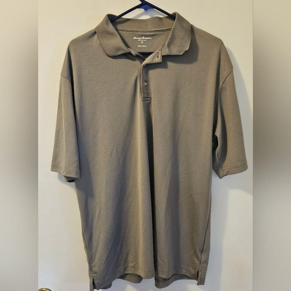 Tommy‎ Armour Dri-Logoc Polo Shirt Gray Men's Size XL